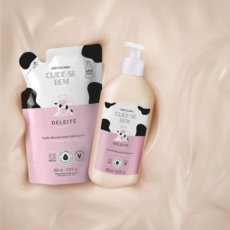 REFIL CUIDE SE BEM LOC DES HIDRATANTE CORPORAL DELEITE 350ML